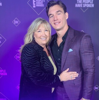 Andrea Cameron with her son Tyler Cameron